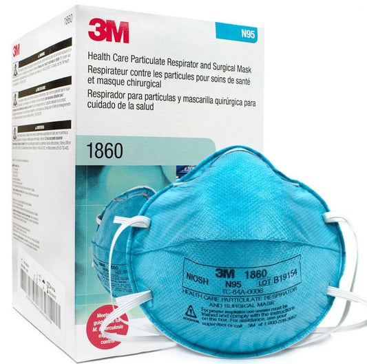 3M™ 1860 N95 Particulate Healthcare Respirator (Box of 20)